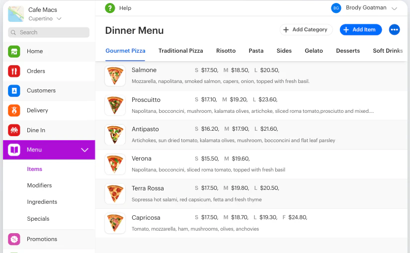screenshot of Next Order